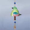 Hand Painted Resin Hanging Bird Song Bell Hanging Wind Chime Garden Decoration Bird Wind Chime Courtyard Decoration