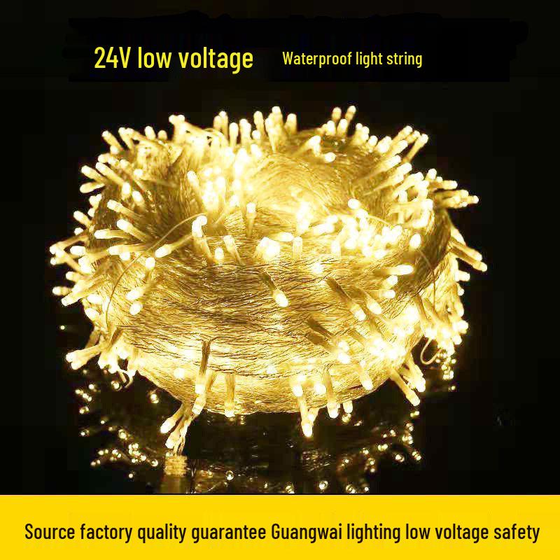 Solar-Powered Outdoor Fairy String Lights - Starry Sky Decorative, Waterproof & Ideal for Courtyard Ambiance