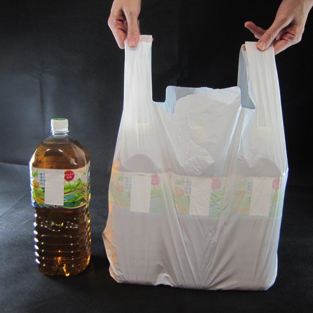 Plastic bags Kansai 50 Kanto 60 pieces Milky white Width 34cm x Height 58cm Thickness Thick plastic bag Mart carefully selected plastic No. No. 1,000