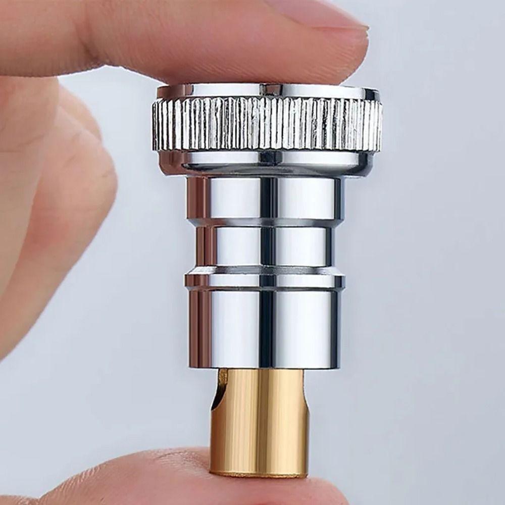 1Pcs Water Tube Connector Water Stop Valve Anti Falling Stopcock Stop Joint Faucet Nozzle Copper Inner Core 1/2 Inch