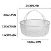 New Frying Sieve Multi Functional Fryer Basket Frying Basket with Handle Must Have Kitchen Accessory for Deep Fried Delights