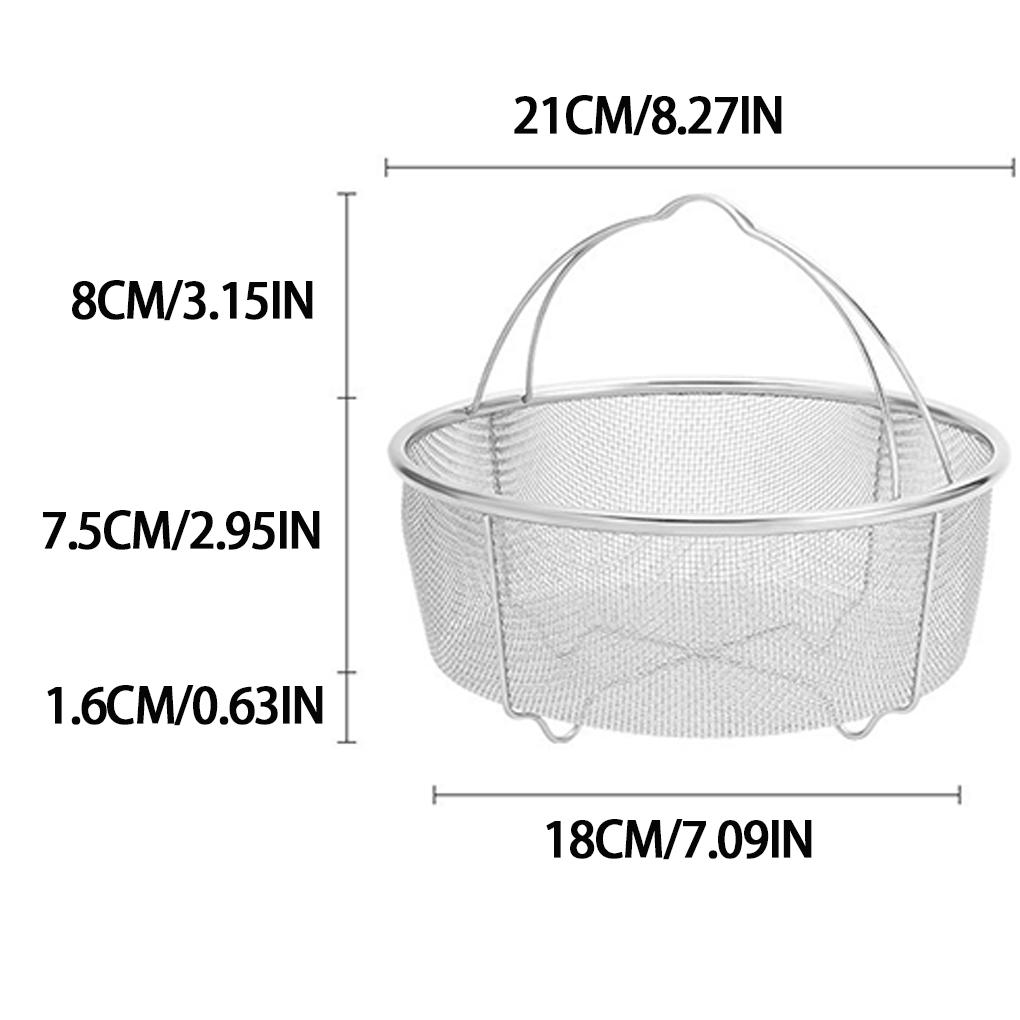 New Frying Sieve Multi Functional Fryer Basket Frying Basket with Handle Must Have Kitchen Accessory for Deep Fried Delights