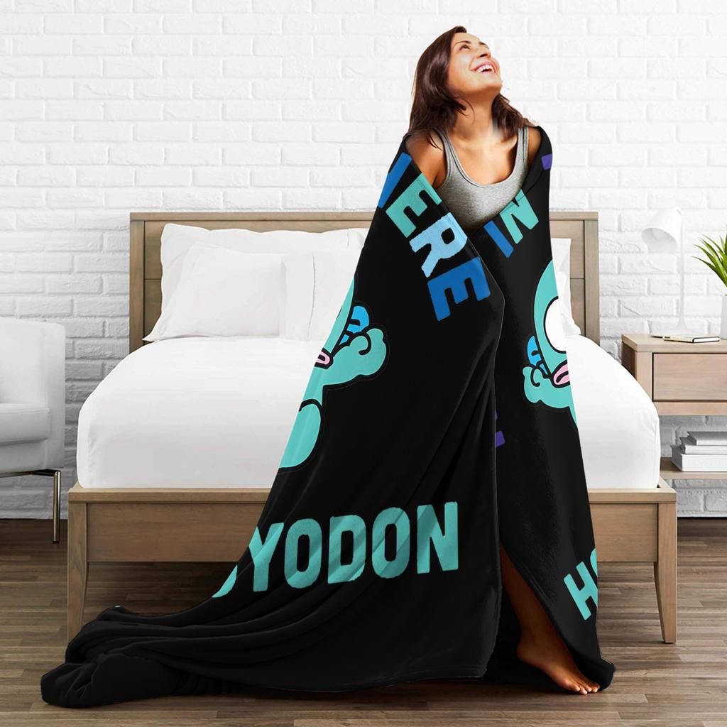 Hangyodon Hang in There Blanket Cover Fleece  Super Warm Throw Blanket for Bedding Couch Bed Rug