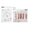 3D Geprägte Nail Art Aufkleber Bunte Blumen Nagelabziehbilder Selbstklebende Nageldesign Aufkleber für Nagelkunst Dekorationen