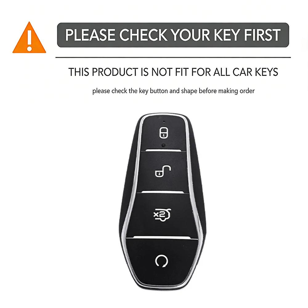 Silicone Auto Smart Key Fob Cover Smart Key Fob Remote Housing Fit For Byd Atto 3 Han Ev Dolphin Song Pro Max Tang Dm Yuan Dolphin E2 Qin Plus