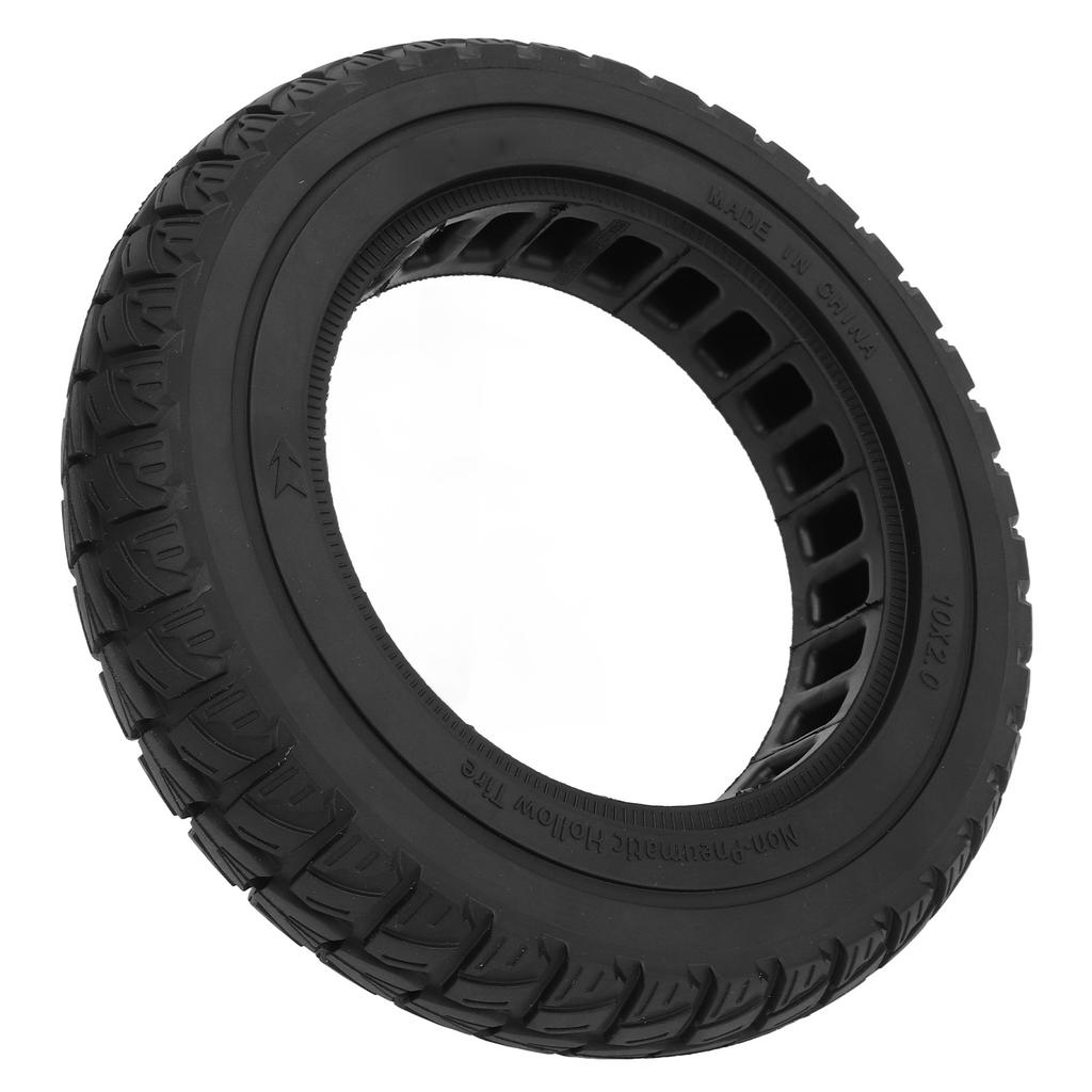 Electric Scooter Solid Tire 10X2.0 Inch Rubber Anti Slip Explosion Proof Off Road Honeycomb Solid Wheel Replacement for