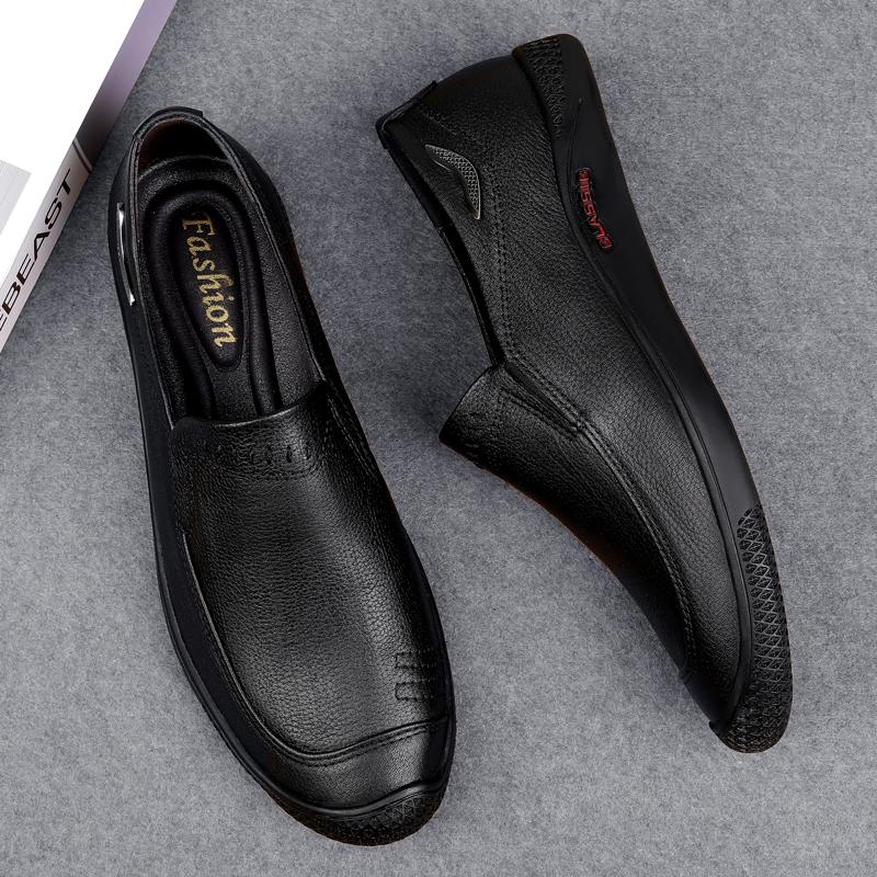 

Повседневная обувь из натуральной кожи для мужчин. Роскошные брендовые мужские мокасины. Дышащие легкие туфли без застежек для вождения. Туфли-броги. 45 чёрный
