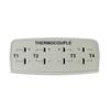 CUSTOM Data Logger Termometru cu 4 Canale Compatibil cu senzor termocuplu K Compatibil cu înregistrare pe card SD (vandut separat)/Platină (vândut