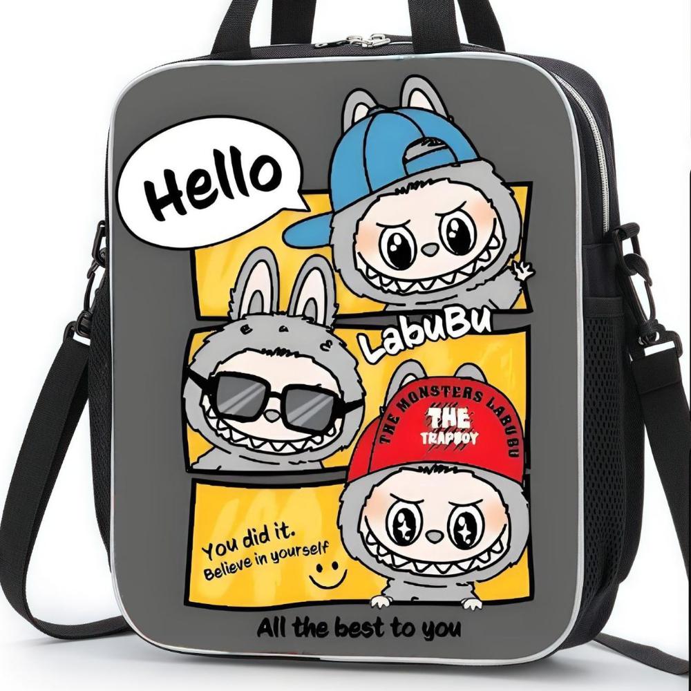 Torba tote z gruzu kreskówka uroczy dodatek duża pojemność torba dla ucznia na korepetycje plecak do szkoły podstawowej