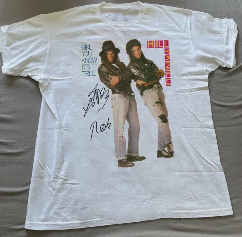 MILLI VANILLI Band Girl You Know It s True Tee Unisex T-Shirt 2XL
