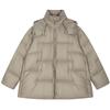 JNBY 2025 Winter Loose H-Line Hooded Down Jacket