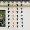 Alloy Copper Aluminum Acorn Rain Chain Outdoor Garden Rainwater Tool Management