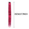 Feather Hair Extensions Colored Synthetic Clip In Hair Feather Colorful False Hair Extension Mixed Color Straight Hair For Women