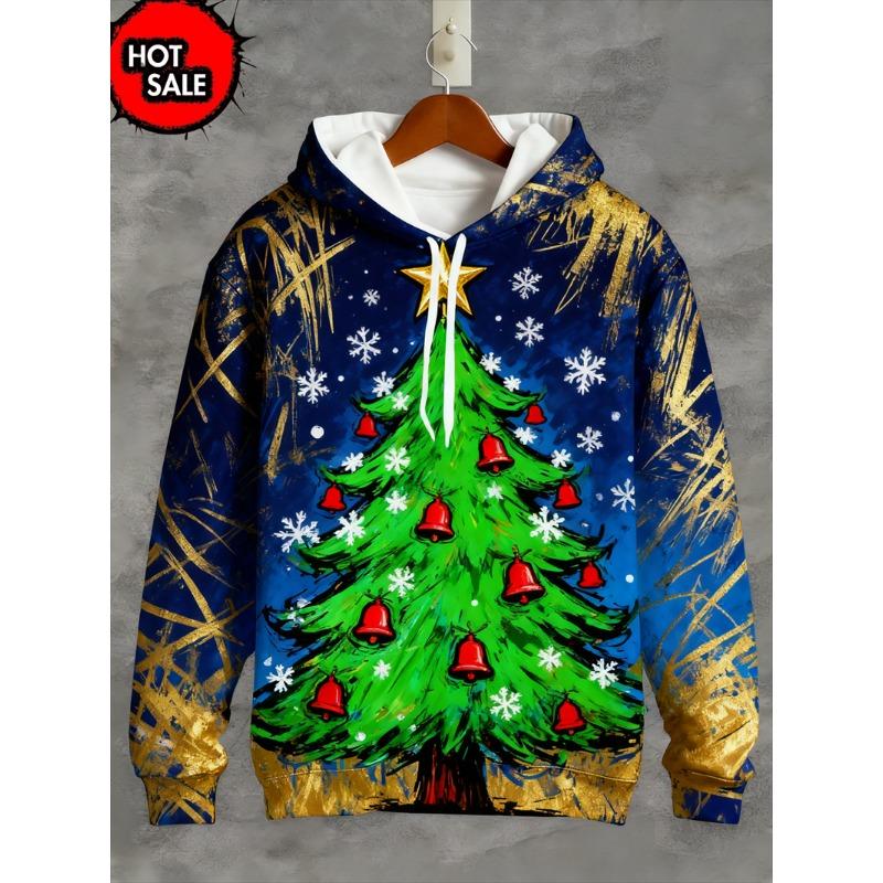 Funny Design Christmas Squirrel Deer 3D Printed Hoodies For Man Clothes Fashion New In Hoodie Santa Claus Cosplay Top Sweatshirt