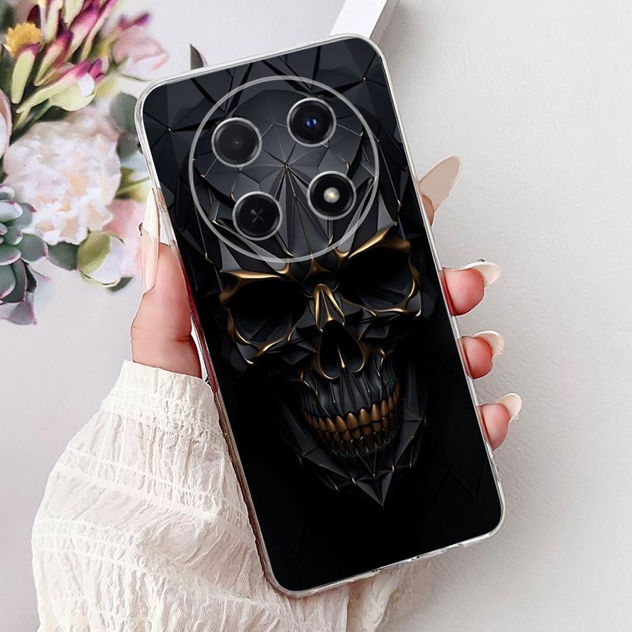 For Huawei Nova 13i 12i Case Cute Animal Tiger Lion Dragon Cartoon Phone Cover On Nova13i Nova12i Soft Silicone Clear Coques