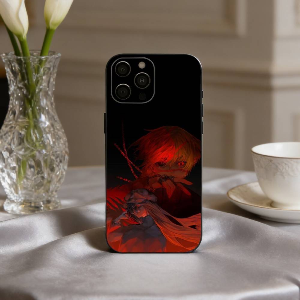 

H-Hunter X H-Hunter K-Kurapika Phone Case For iPhone 17pro,16,15,14,13,12,11 Plus,Pro Max,XS,Soft Silicone Black Cover iPhone16pro
