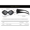 Durable High Quality High End Designer Style Retro Trendy Edgy Punk Oversized Female For Both Male Sun Glasses