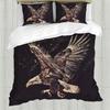 Eagle Duvet Cover Set Queen Size For Adults Animals Pattern Bedding Set Stylish Decorative Bird Comforter Cover