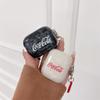 Shell Pattern Tide Brand Coke Is Suitable for AirPods 1 Generation Protective Case, Second Generation 1 Generation Pro1 Apple Bluetooth Headset Case