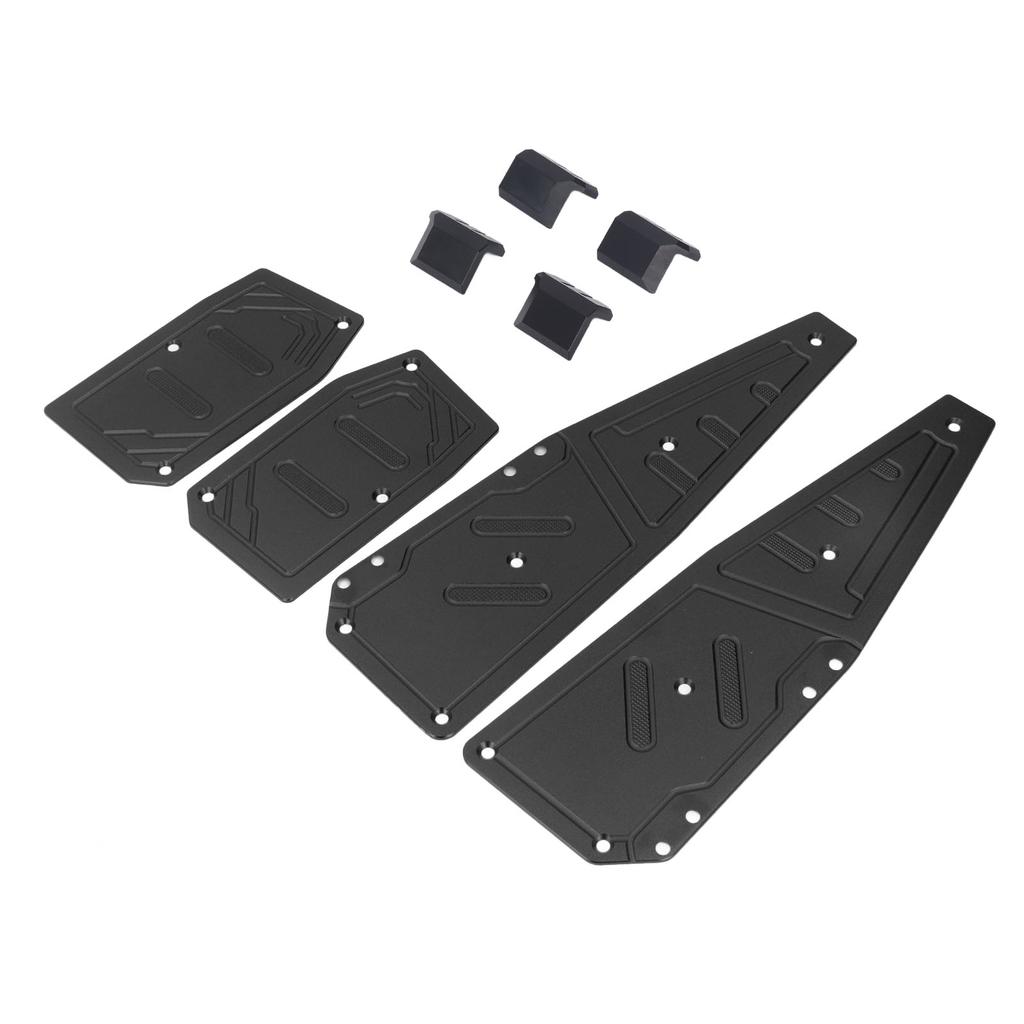 Motorcycle Footboard Steps Durable Increased Stability Comfort Replacement for Aprilla SR GT200 GT125 Black