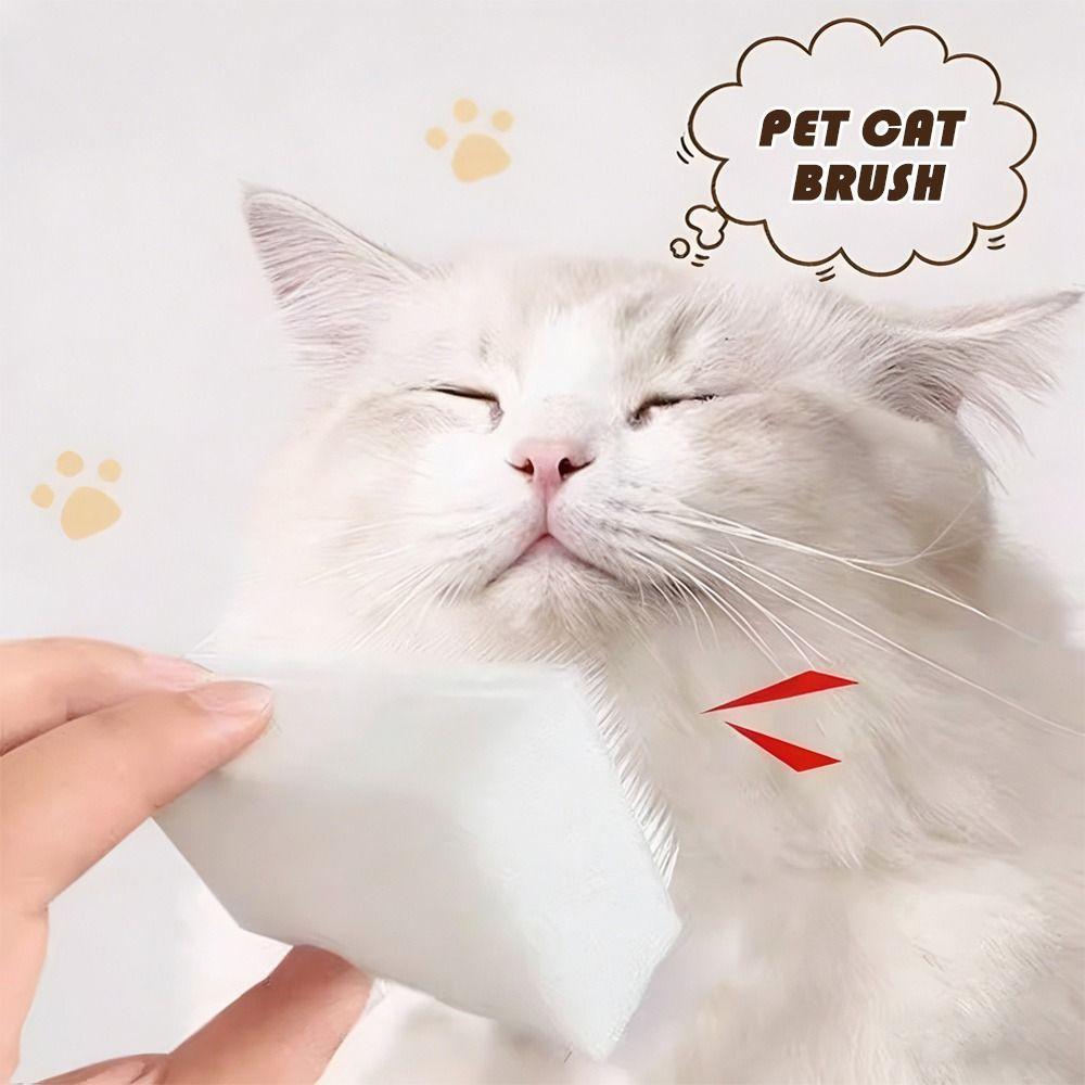 2PCS Double Sided Hand Washing Brush Soft Brush Pet Cat Brush Cleaning Brush Bathroom Cleaning