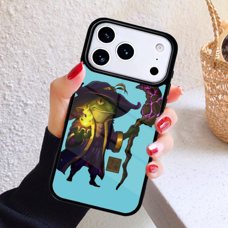 Witch Frog Phone Case For iPhone 17 Air 16 15 14 13 12 11 Pro Max Plus