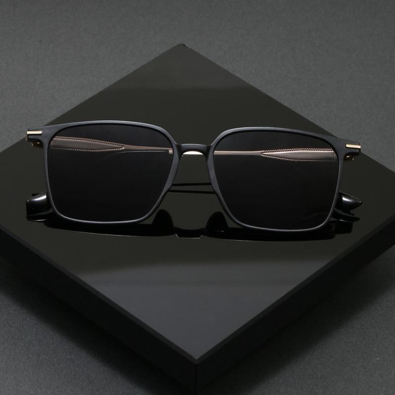 Stylish Square-Frame Polarized Sunglasses High-Quality Metal-Frame Outdoor UV400 Sun Glasses Classic Driving Shades Men Goggles
