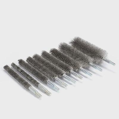 Escova de Tubo de Arame de Aço Inoxidável M6 304 para Limpeza de Furos Profundos e Remoção de Ferrugem