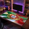 Portugal Football Crest Mouse Pad, Extended Non Slip Rubber Desk Mat for Gaming Office Laptop Fan Gift