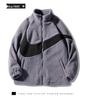 Men's Thick Lambswool Fleece Sports Cardigan - Warm & Stylish for Fall/Winter