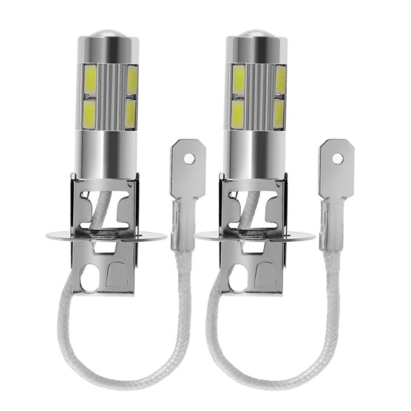 2 szt. Żarówka reflektora samochodowego 12v H3 High Power Led 6000k Xenon Lampa przeciwmgielna Jazdy Drl Lights Żarówki reflektorów