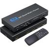 HDTV Multi Viewer 4 Input 1 Output Splitter Supporting 4K 30Hz Resolution and Seamless Switching for Meeting