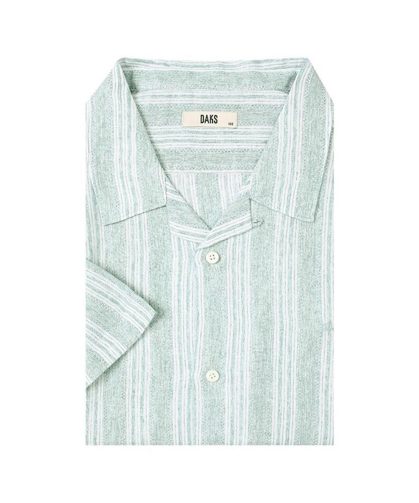 Dagseusyeocheu Care 100% Linen Striped Shirt_Dms1Shcs173E1