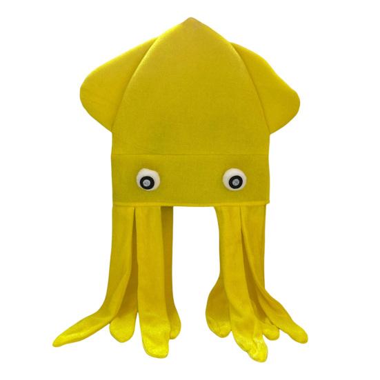 Unique Festival Party Gift Funny Octopus Hat with Tentacles, Creative Plush Cap for Cosplay Comic Exhibition Costume Gear and Photography, Novelty