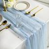 New 75x300CM Pearl Table Runner Tulle Bohemian Party Tablecloth Table Cloth Dessert Table Decor