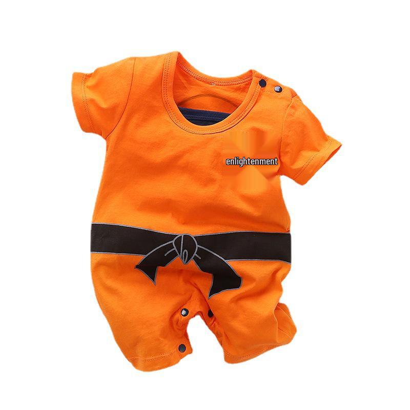 Goku Series Baby Short Sleeve Onesie - Newborn Cotton Romper