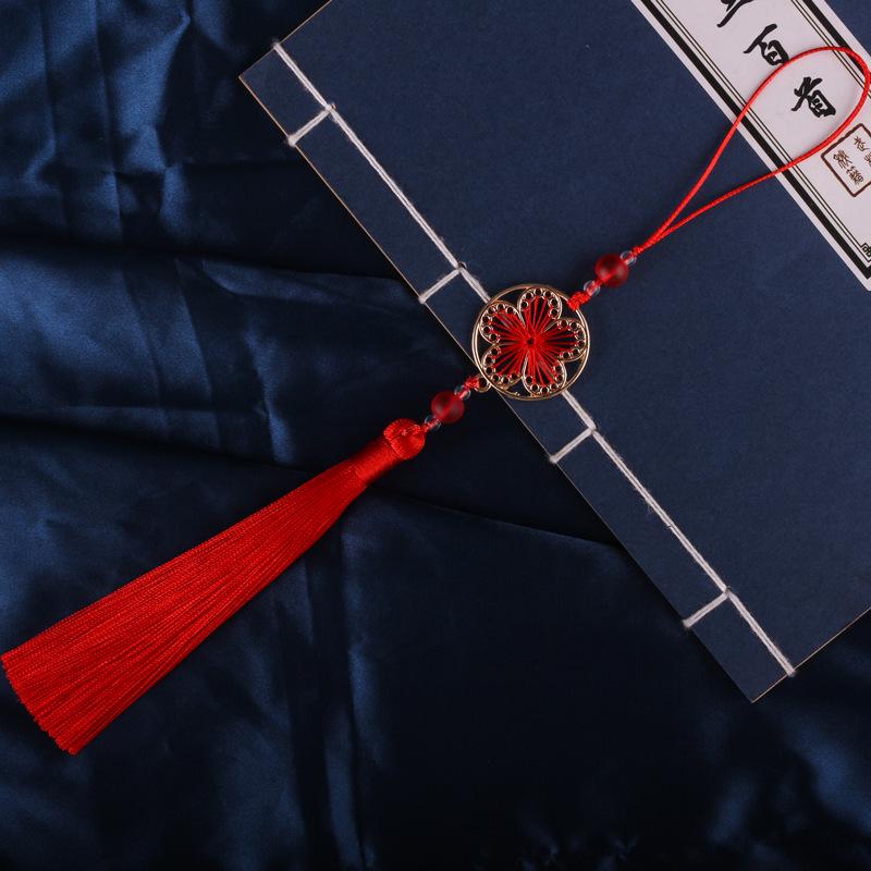 Full Bloom Round Moon Tassel DIY Handmade Hanfu Bag Pendant Cheongsam Ornament