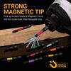 13 Pieces Magnetic Screwdriver Bits Set Color Coded Base Driver Bits Accessories  Home DIY Use
