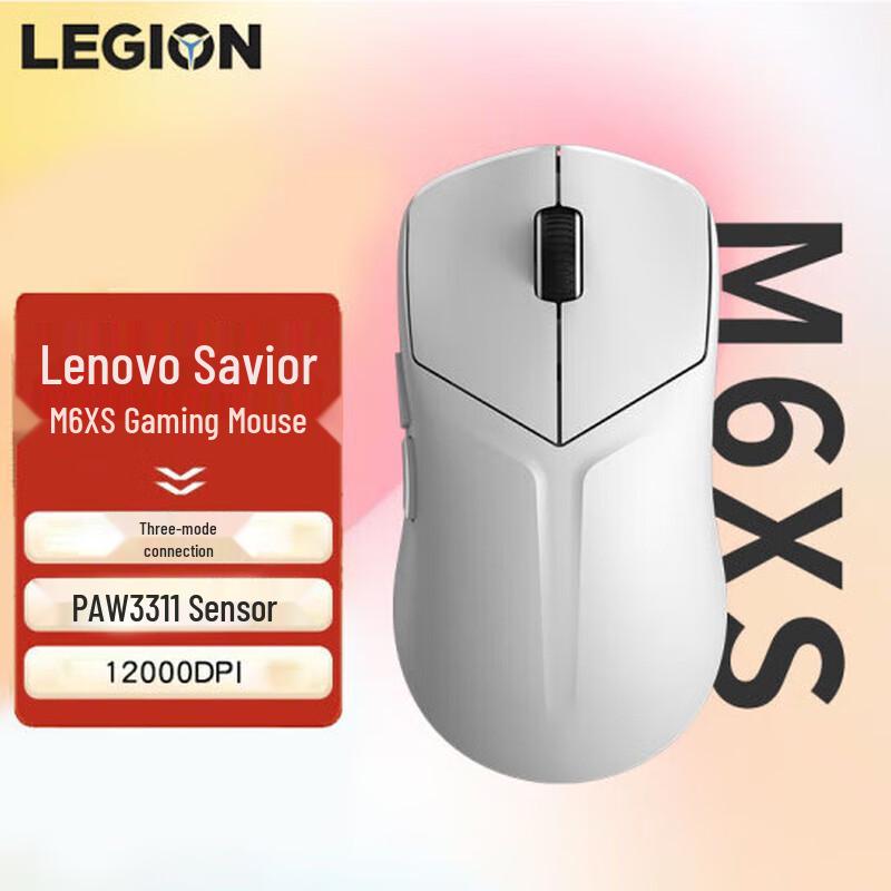 

Lenovo Legion M6XS Tri-Mode Wireless Gaming Mouse