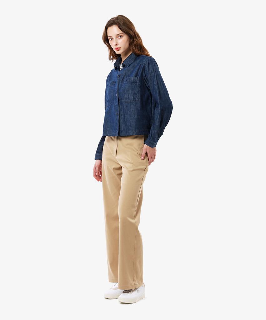 LACOSTE Women'S Denim Outerwear Shirt Cf115E-56N 36L