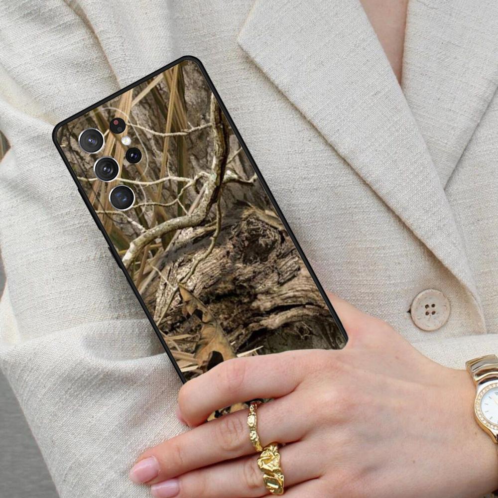 Hunting Camouflage Pattern Cell Phone Case for Samsung Galaxy S26 Ultra S25 S24 S23 S22 S21 S20 Note10 Cover