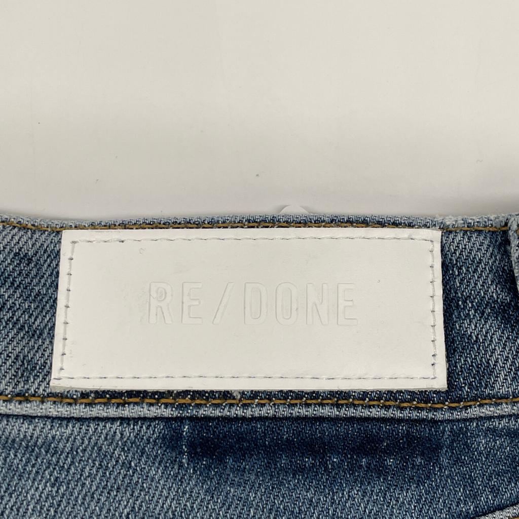 RE/DONE 70S Cropped Boot Cut Denim Pants Bottoms 25 blueUsed