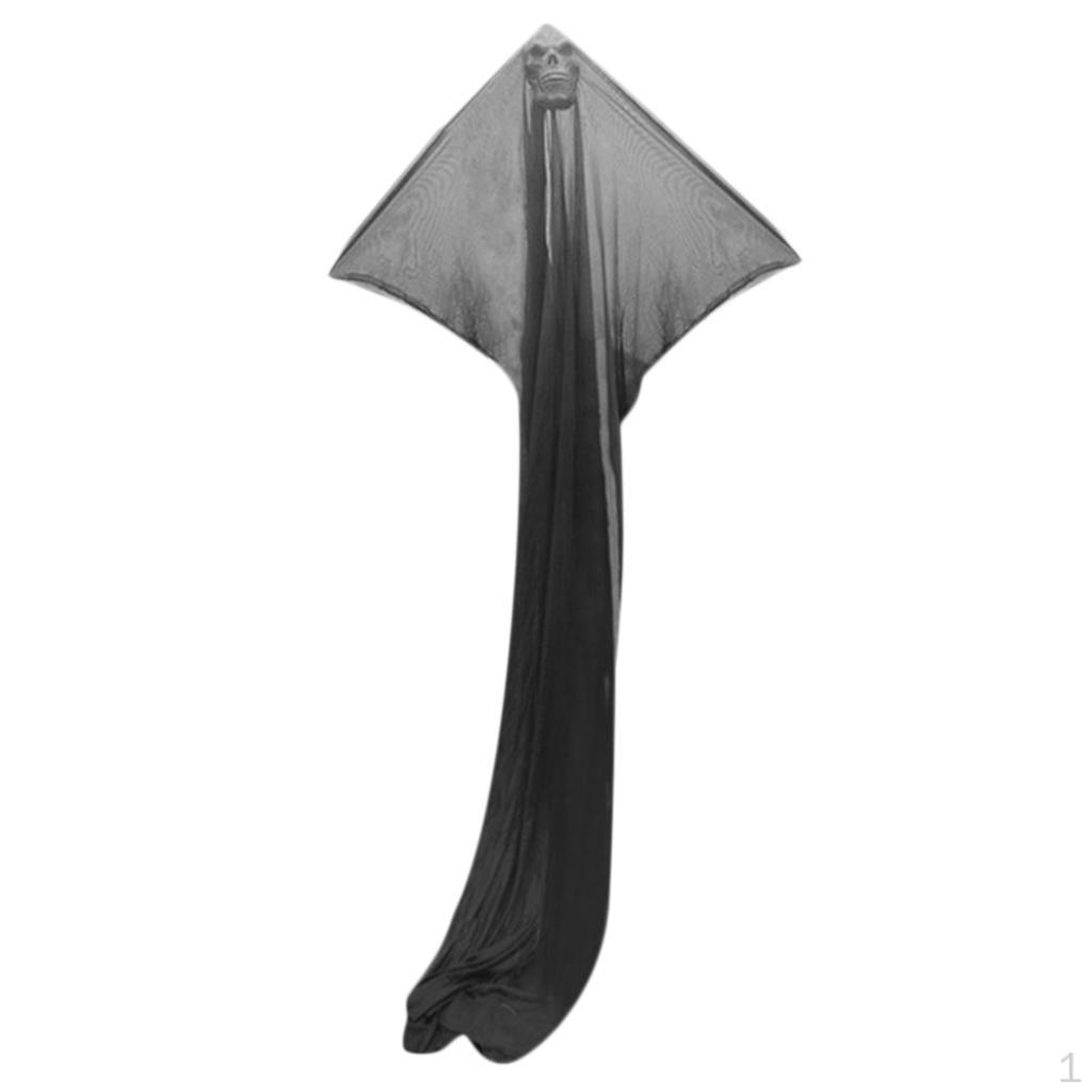 

Creepy Hanging Skull Prop Haunted House Decor чёрный
