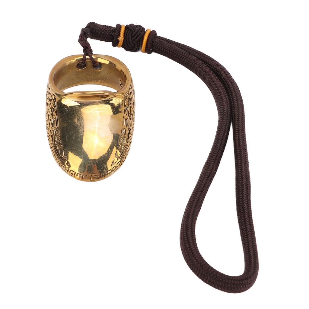 Bogenschießen Daumen Ringe Gute Schutz Gravur Muster Daumen Schutz Ringe mit Anti Verloren Seil für