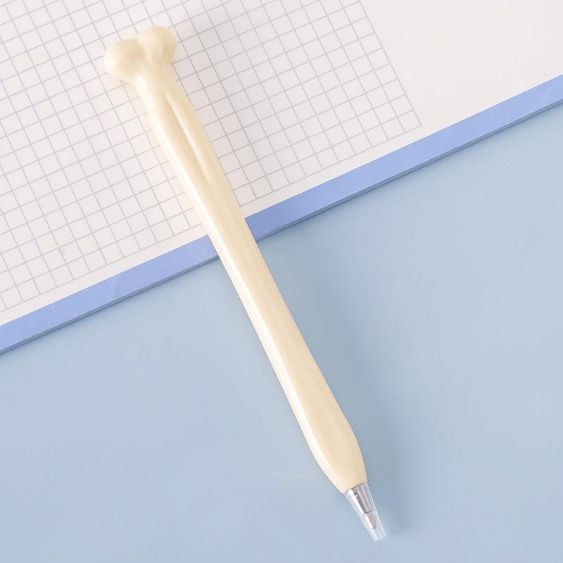 5Pcs/Collection Funny Lifelike Bone Shape Ballpoint Pen School Workplace Writing Supplies Gift Stationery Korean Station Practical Use