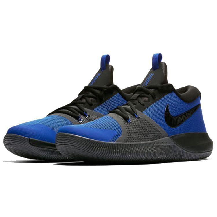 Nike Zoom Assersion EP Round Toe Comfortable Fabric Shock Absorption Slip Resistant Wear Resistant Low Top Basketball Shoes Men Sneaker 917506-400