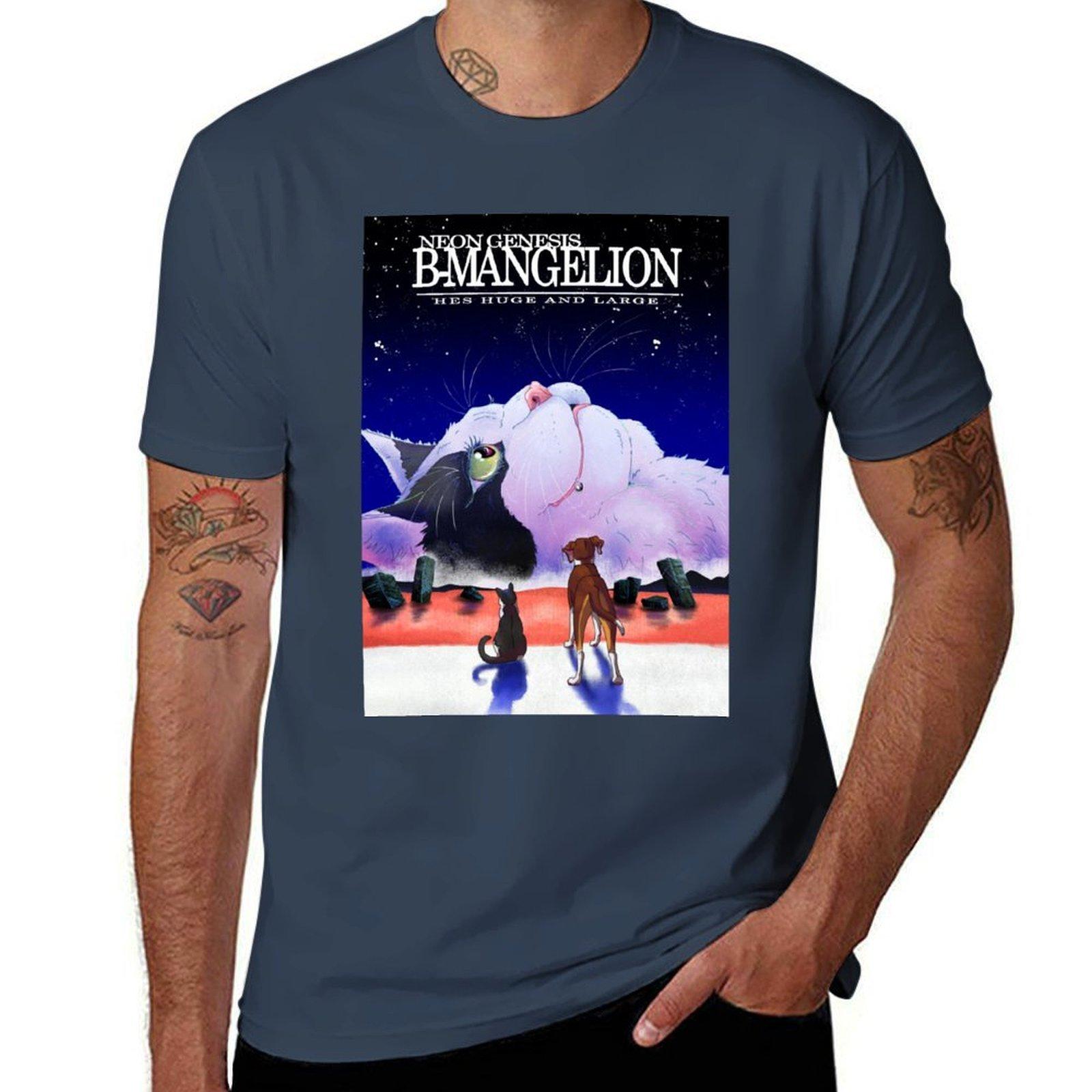 

Bmangelion TShirt Holiday Casual Short Sleeve Top S