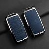 Zinc Alloy+Leather Car Key Case Cover Keychain Holder Shell For Land Rover Range Rover Sport Velar Evoque Freelander2 Discovery