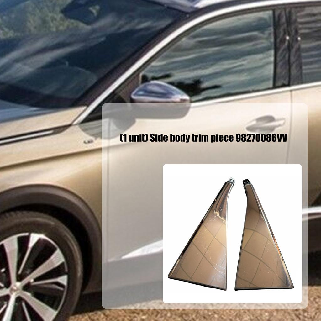 Car Exterior Side Trim ABS Decorative Cover Part Number 98270086VV 98140472VV Quick Install Scratch Protection