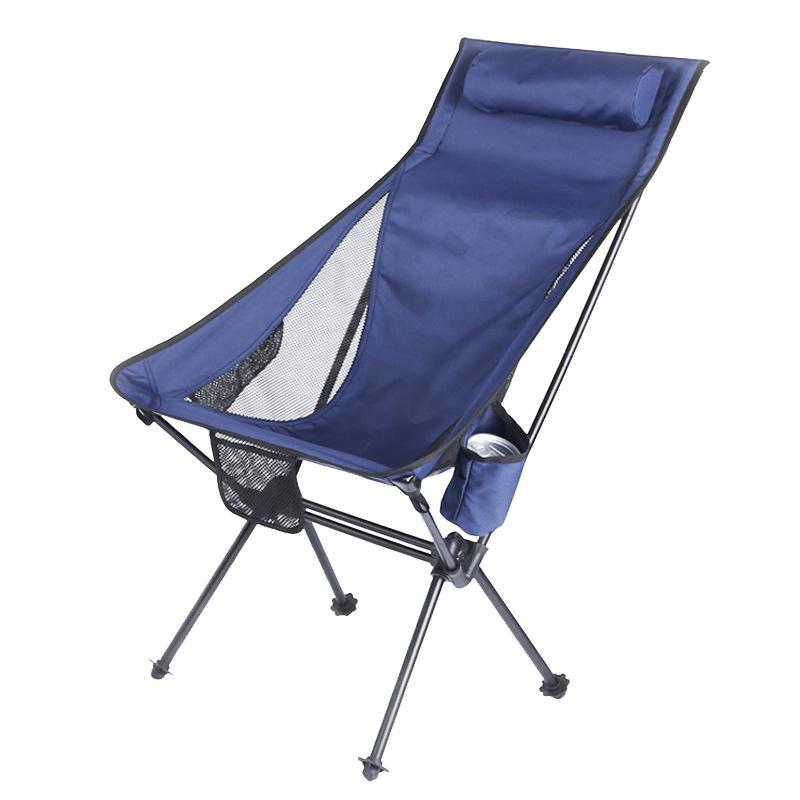 Outdoor Camping Ultralight Folding Chair Travel Chair Fishing BBQ Hiking Strong High Load 150kg Beach Oxford Cloth Fishing Chair